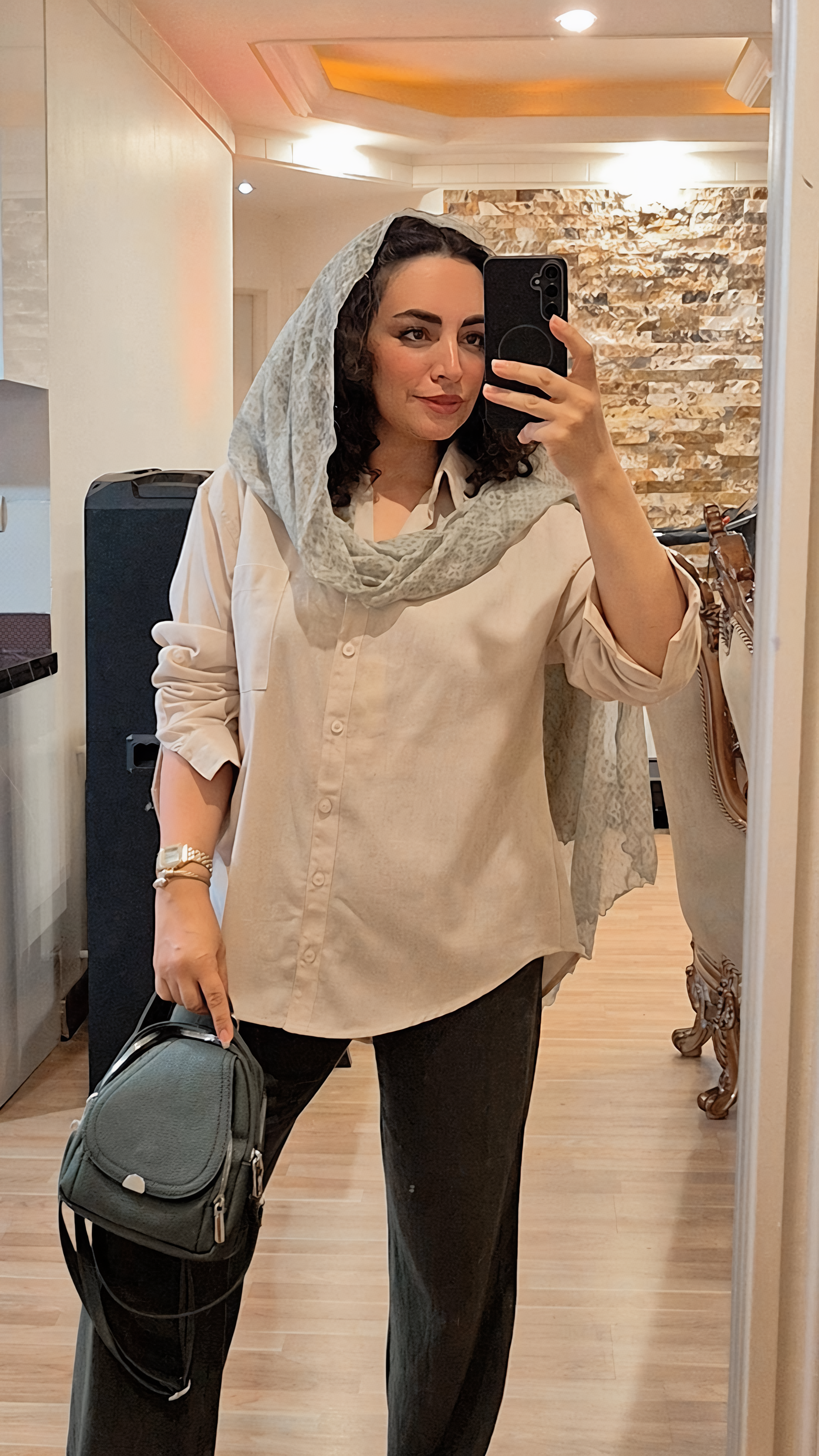 شومیز لینن زارا